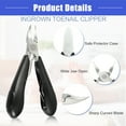 thumbnail image 5 of Vocoste Toenail Clippers Set for Thick Nails Ingrown Toenails Clipper for Seniors Professional Nail Pedicure Kit, 5 of 6
