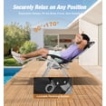 thumbnail image 2 of WARMOUNTS 29'' XXL Oversized Zero Gravity Lounge Chair, Folding Recliner Chair Adjustable w/ Pillow, Side Tray, 500lbs, for Yard, Lawn, Terraces, Balcony, Pool, 2 of 8