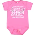 thumbnail image 3 of Inktastic Inspirational Quote In a World You Can be Anything be Kind Boys or Girls Baby Bodysuit, 3 of 5