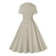 thumbnail image 4 of Vestido Corto de Verano, Malla de Manga Corta Bordado Pastel Retro para el Desgaste Casual, Fiesta Y Primavera, 4 of 7