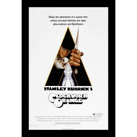CLOCKWORK ORANGE - 11x17 Framed Movie Poster
