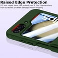 thumbnail image 5 of for Samsung Galaxy Z Flip 5 Case with Hinge Protection, Z Flip 5 Case Built in Back Screen Protector Slim Hard PC Scratch-Resistant Phone Case for Z Flip 5 Green, 5 of 11