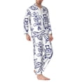 thumbnail image 3 of Kll World Travel2 Sleepwear Mens Flannel Pajamas,Long Cotton Pj Set, 3 of 9