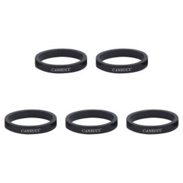 Espaciador de auriculares para bicicleta de montaña, anillo de junta de vástago de horquilla delantera para bicicleta (5mm)