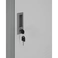 thumbnail image 4 of Locker Metálico Alto de 4 Compartimentos con Puertas y Llave para Almacenamiento Seguro para Oficina, Escuela o Gimnasio, 4 of 8