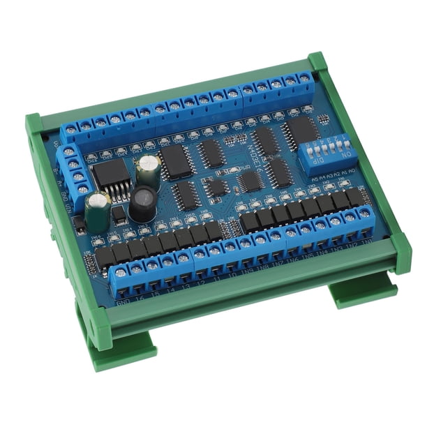 Placa De Expansión PLC, Módulo De Control Remoto RS485 De 16 Entradas Y 16 Salidas 9600BPS A 19200BPS Para Automatización