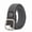 Grey, variant on Men's Adjustable Durable Nylon Belt with Metal Square Buckle - Breathable Stretch Design Suitable for Work, Casual & Daily Use - Ideal Gift for Outdoor Enthusiasts & for Wide Range of Occasions