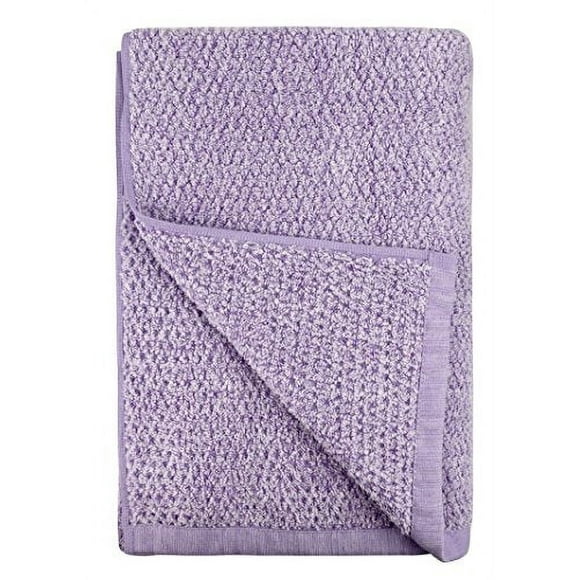 Everplush Diamond Jacquard Bath Sheet in Lavender