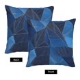 thumbnail image 4 of Multi-Size Linen Sofa Pillow Cover Invisible Zipper Open And Close Strong Use For Sofa Chair Garden Sofa Car Blue Geometric Lines_3 20"X20", 4 of 8