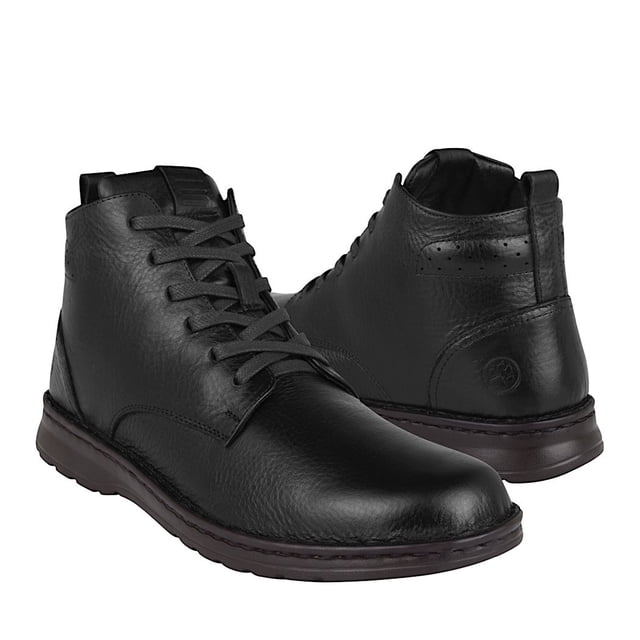 BOTINES CABALLERO LOBO SOLO 9652 PIEL NEGRO Lobo Solo 9652