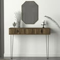 thumbnail image 2 of Sofa Tables with Storage, Accent Foyer Table with Drawers, Modern Hallway Console Table with Iron Legs, and Entryway Table with Drawers, 2 of 5