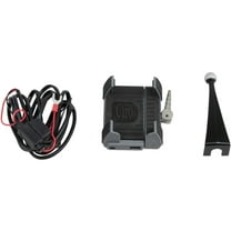 Ciro Smartphone/GPS Holder w/Charger Black w/Fairing Mount (50216)