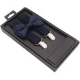 thumbnail image 2 of Navy KIDS TODDLER CHILD BOXED GIFT SET SUSPENDERS and BOW TIE MATCHING Tuxedo Party, 2 of 2