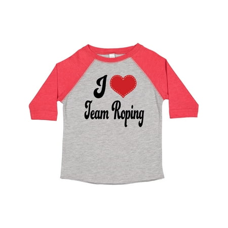 

Inktastic I Love Team Roping Boys or Girls Toddler T-Shirt