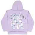 thumbnail image 4 of Disney Lilo & Stitch Girl's Zip-Up Sherpa Hoddie - Stitch and Angel Graphic Print Design Hooded Sweatshirt for Kids (Sizes 7-14), 4 of 9