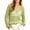 Green, variant on Qingpeng Womens Crochet Hollow Out Tops Summer Long Sleeve Cover Ups Fashion Fall Casual Outfits Streetwear for Women