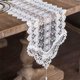thumbnail image 5 of Fiudx Camino de Mesa de Encaje Blanco, Elegante Borde de Malla Bordada, Decoración para Mesa de Centro, Fácil de Limpiar, Decoración Versátil para El Hogar, Ideal Como Regalo., 5 of 6
