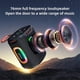 thumbnail image 5 of ZEALOT S122 Portable Bluetooth Speaker BT5.4 Subwoofer with LED Light Support TF U-Disk - Grey, 5 of 5