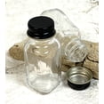 thumbnail image 5 of National Artcraft® 2-1/2" x 1" Square Glass Bottle with Leak-Resistant Cap (Pkg/10), 5 of 6