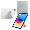 thumbnail image 6 of ELEHOLD Case For iPad Pro 12.9 6th/5th/4th/3th (2022/2021/2020/2018) ,Bling Magnetic Flip PU Leather Shock-Absorbent Multi-Angle Kickstand Full Protection Case Cover, Silver, 6 of 9