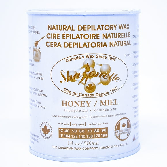 Spa Ronelle Natural Depilatory Wax, Honey, 18oz