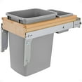 thumbnail image 1 of Rev-A-Shelf Pullout Top Mount Trash Can w/ Soft-close, 35 qt., 4WCTM-12BBSCDM1, 1 of 12