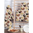 thumbnail image 2 of Farmhouse Rooster Kitchen Dish Towels for Drying Dishes Set of 4, Vintage Watercolor Flowers Beige Waffle Weave Microfiber Hand Tea Bathroom Towels Quick Dry & Absorbent Towel 15.7x23.6, 2 of 7