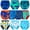 Sapphire Blue Dinosaur, variant on BIG ELEPHANT 10-Pack Potty Training Underwear, Toddler Training Pants for Boys, Size 3T