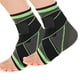 thumbnail image 2 of Soporte de tobillo deportivo, soporte de tobillo ajustable para hombres y mujeres, estabiliza los ligamentos, alivia la hinchazón y los esguinces de tobillo, compresión transpirable, Zhivalor 220535-3, 2 of 4