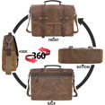 thumbnail image 5 of 2024 New Men's Shoulder Bag Briefcase Laptop Bag Waterproof Canvas Large Work Bag Shoulder Bag Men's Women's, 5 of 5