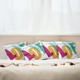 thumbnail image 7 of Ambesonne Saying Throw Pillow Cover 4 Pack, Vintage Colorful Letter Art, 24", Multicolor, 7 of 7