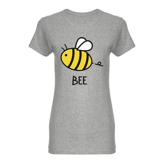 Bee Cartoon Design T-Shirt Women -Image by Shutterstock, Female x-Large