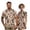Duck Camo Hunting, variant on Patriotic Matching Couple Outfits American Flag Men Zipper Shirt Short Sleeve Dry Fit Performance Collared Tops and Womens Short Sleeve Golf Clothes with Built in Shorts