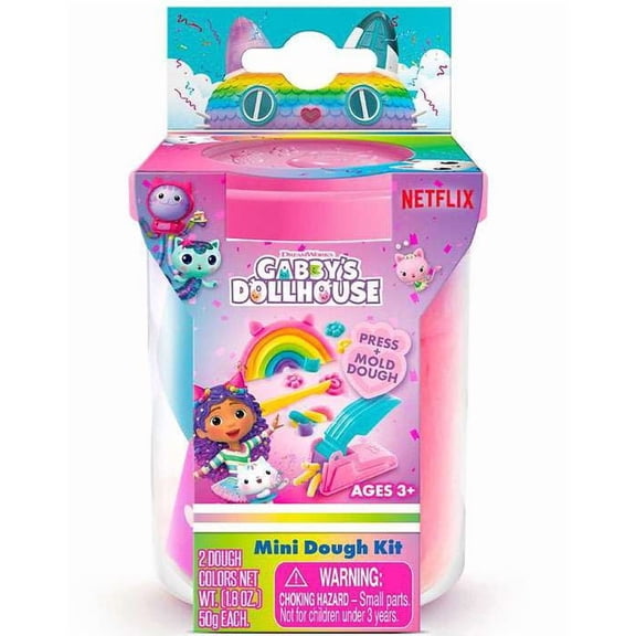 Canal Toys Moldable Gabby's Dollhouse Rainbow Dough Kit Dollhouse Accessories