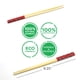 thumbnail image 3 of Juego de palillos GAMAGO Ninja 2 Bamboo, 4 pares, 23,5 cm, reutilizables, 3 of 7