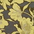 thumbnail image 4 of Zelouf Athena Floral Jacquard  , Sewing, DIY, Crafts Fabric by the Yard, Black/buttercup, 3 Yard, 4 of 4