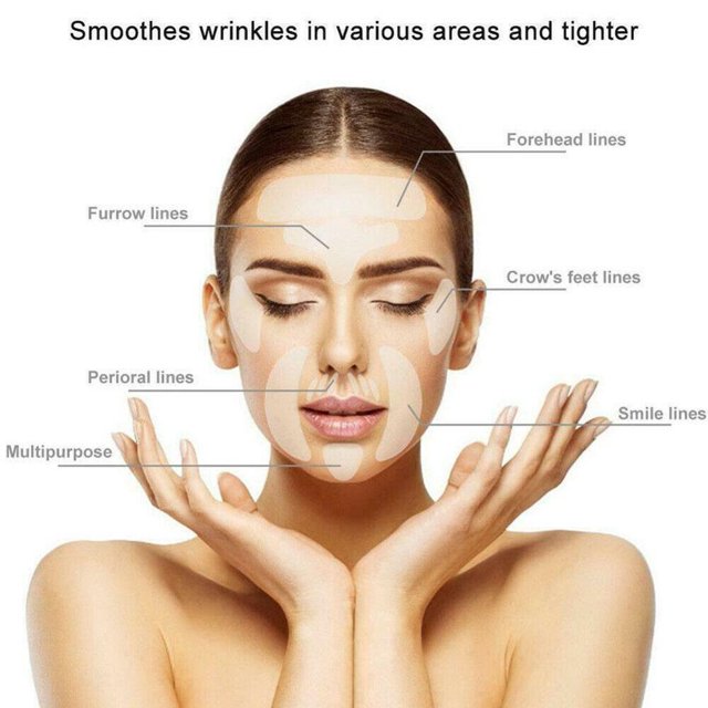 Kit de 16 adhesivos faciales antiarrugas A-one