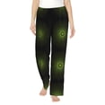 thumbnail image 1 of Balery Mandala With Marijuana Leaf Pantalones de pijama para mujer, pijamas ultraligeros, pantalones de estar por casa-XX-Large, 1 of 6