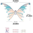 thumbnail image 2 of LED Light-up Dog Fairy - Adjustable Fit for Medium Large Dogs, Festive Christmas Pet Costume Accessory, Requires 4 AA Batteries (Not Included), Sparkling Pet , 21.26*35.83in, Multicolour, 2 of 9