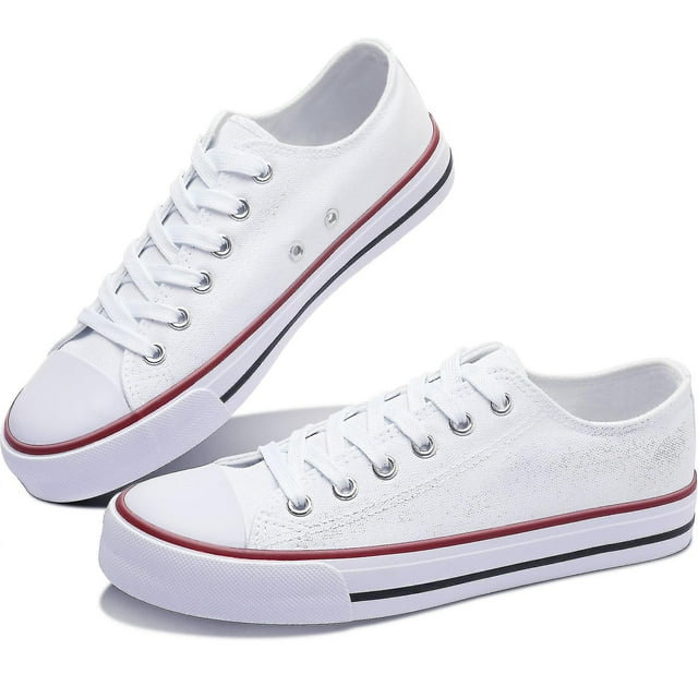 Espadrilles en Toile pour Femmes Mode Mignonnes à Tige Basse Chaussures Confortables Ballerines de Marche en Toile pour Dames