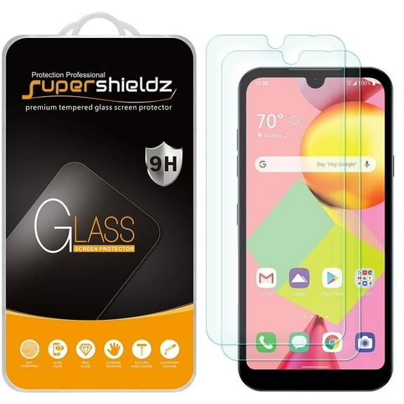 [2-Pack] Supershieldz for LG Risio 4 Tempered Glass Screen Protector, Anti-Scratch, Anti-Fingerprint, Bubble Free