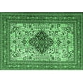 thumbnail image 1 of Ahgly Company Indoor Rectangle Persian Emerald Green Traditional Area Rugs, 5' x 8', 1 of 4