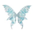 thumbnail image 4 of Alas de hada para mujer, alas de mariposa para cosplay, accesorios para fotos de festivales y fiestas. Azul, 4 of 9