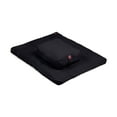 thumbnail image 1 of Meditation Kit - Zabuton and Cotton Filled Rectangular Zafu - 2pc - Yogavni (Black), 1 of 1