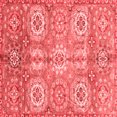 thumbnail image 1 of Ahgly Company Indoor Square Abstract Red Modern Area Rugs, 6' Square, 1 of 4