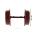 thumbnail image 4 of Shisuyan 10 Pcs Roues de Train Jouet Roues en Plastique Modèle Roues de Train Jouet Train Roues Jouet Roues de Train Jouet Roues de Remplacement Train Roues de Train Jouet pour Enfants, 4 of 9