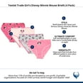 thumbnail image 7 of Textiel Trade Girl's Disney Minnie Mouse Briefs (4 Pack), 7 of 7