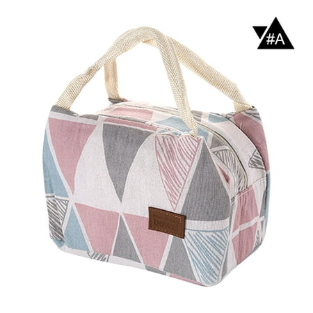 Cute lunch Box Carry Tote for Kids Girls Portable Lunch Insulated Bags Hot Cold Pockets Lunch Box Girls Women Outdoor