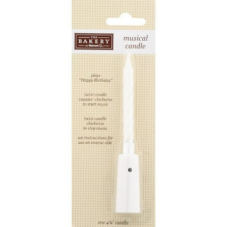 Bakery Crafts Musical Candles