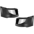 thumbnail image 4 of Compatible with Volvo VNL 2016-2017 Bumper Extension Corners Set w/ Chrome Trims Set, w/ Fog Light Hole, 4 of 8